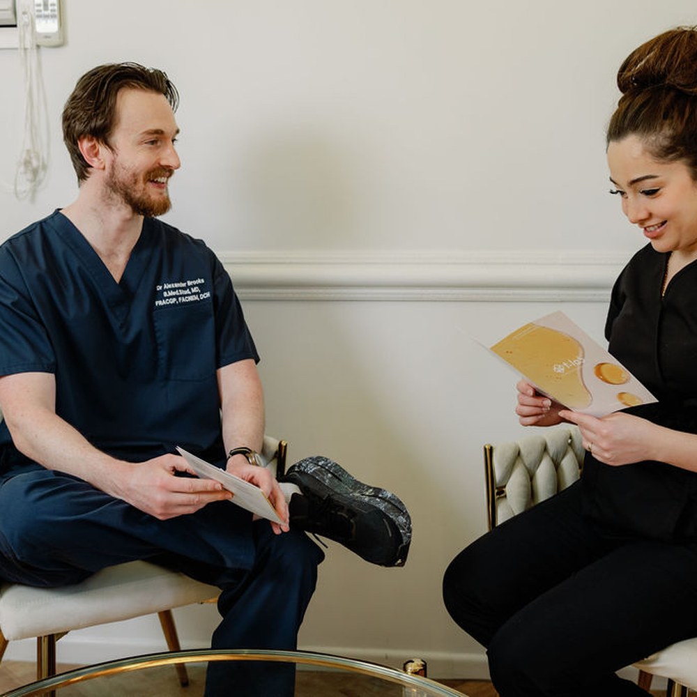 Patient booking a consultation at Gold Coast Hair Transplant