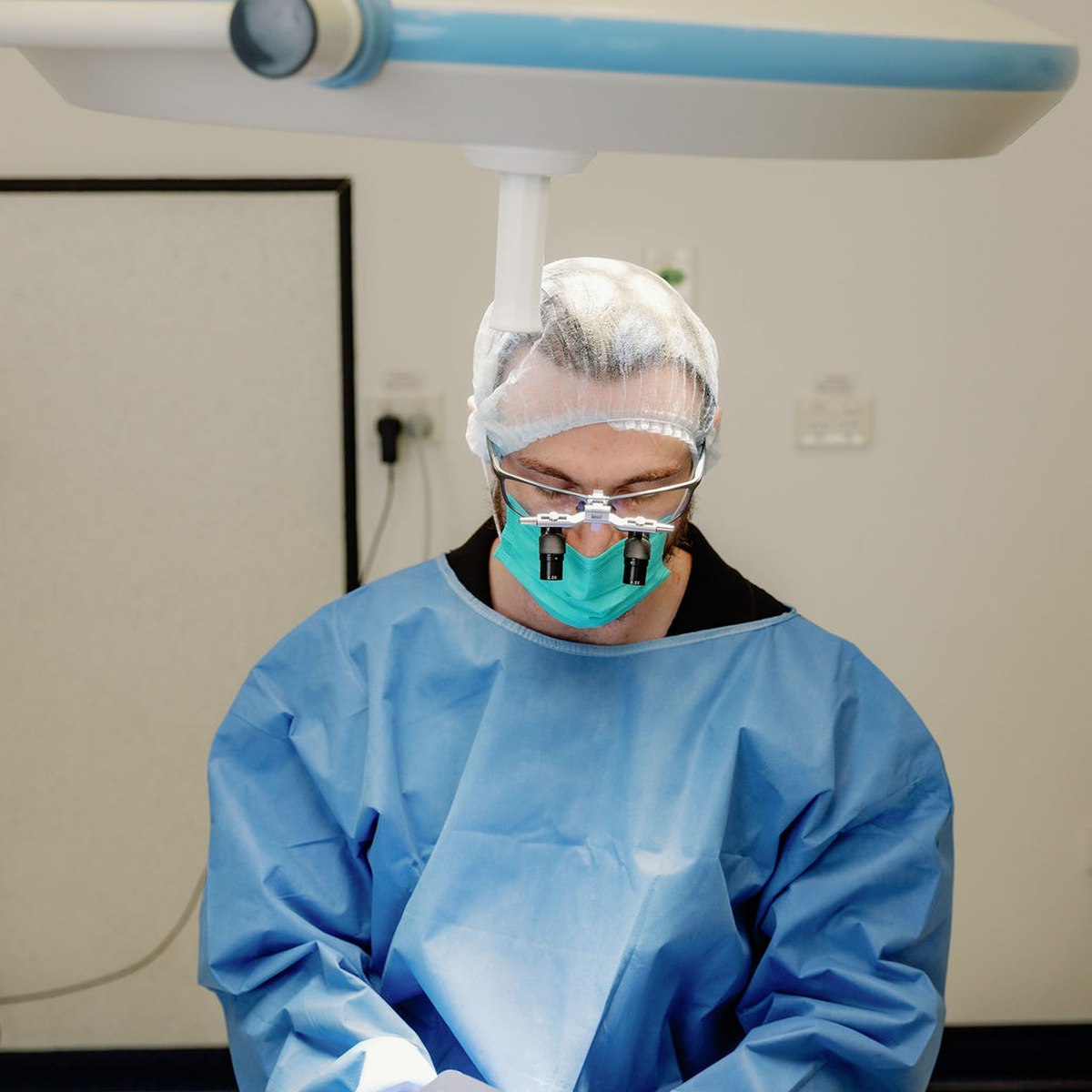 FUE procedure room at Gold Coast Hair Transplant, Bundall